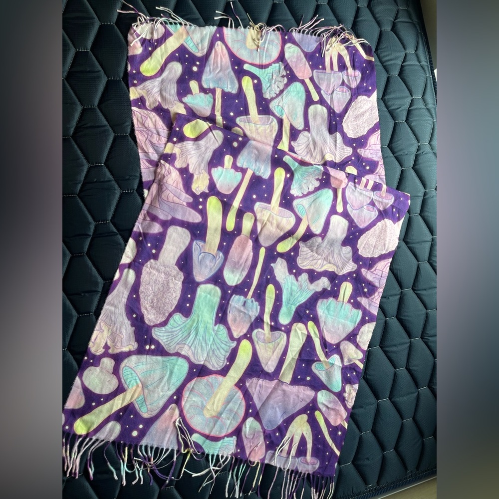 Bundle of three trippy pashminas for festivals or raves